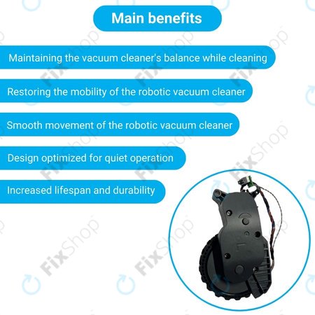 Xiaomi Roborock S5 Max, S6 Pure, S7 - Kotač s motorom (lijevo)