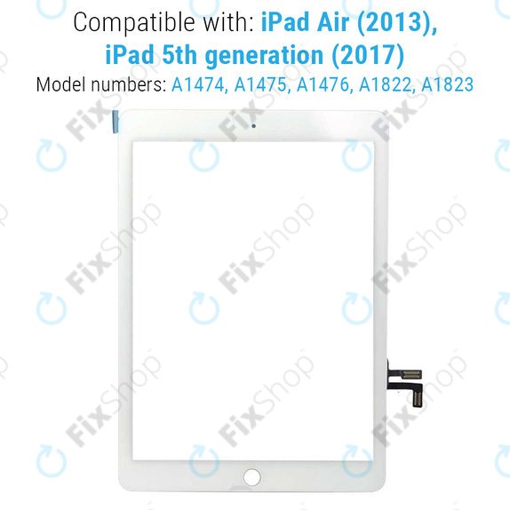 Dodirni ekran za iPad Air, iPad (5th Gen 2017), White