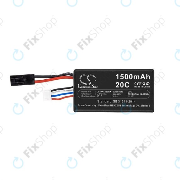 Baterija za Parrot Ar.drone 2.0, 1500mAh, Li-Pol, 11.1V, HQ
