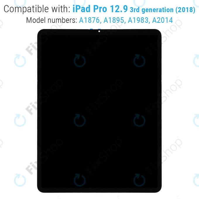 Apple iPad Pro 12.9 (3rd Gen 2018) - LCD zaslon + zaslon osjetljiv na dodir + IC ploča Refurbished