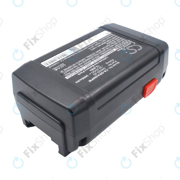 Baterija za Gardena 380 Li, 8838, 3000mAh, Li-ion, 25V, 04025-20, HQ