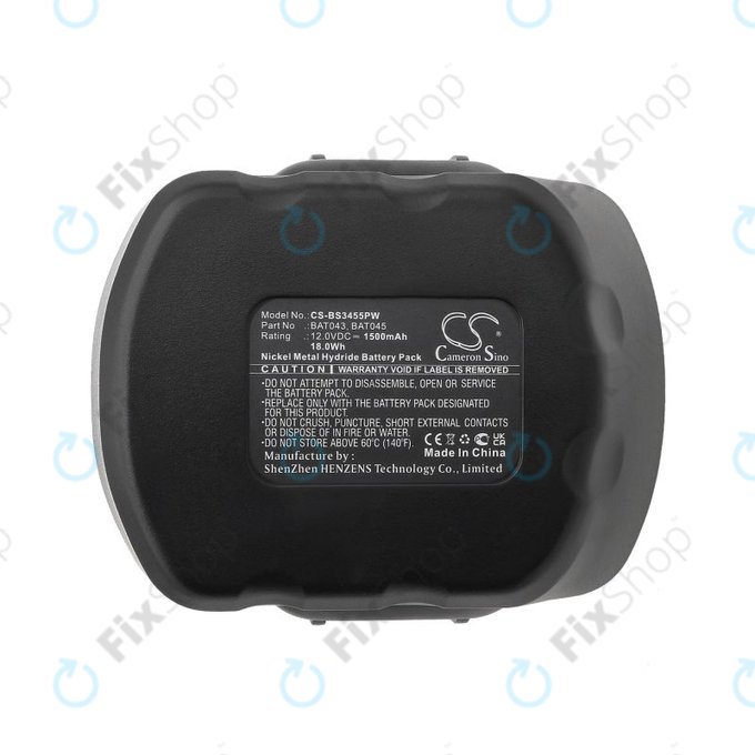 Bosch 12V - Baterija BAT043, BAT045 1500mAh