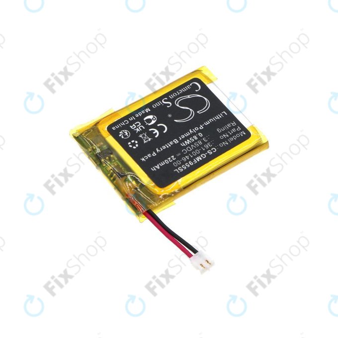 Baterija za Garmin Forerunner 955 Solar, 220mAh, Li-Pol, 3.85V, 361-00146-00, HQ