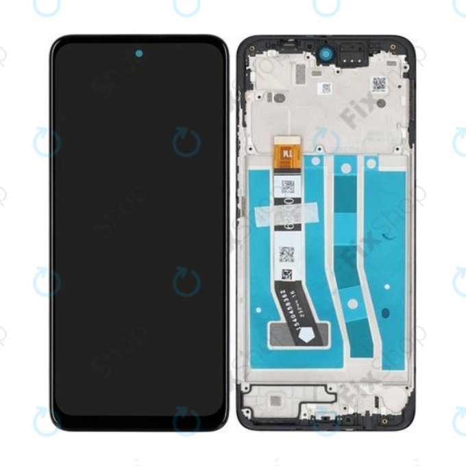 Motorola Moto G54 XT2343 - LCD zaslon + zaslon osjetljiv na dodir + okvir (Black) - 5D68C23304 Genuine Service Pack