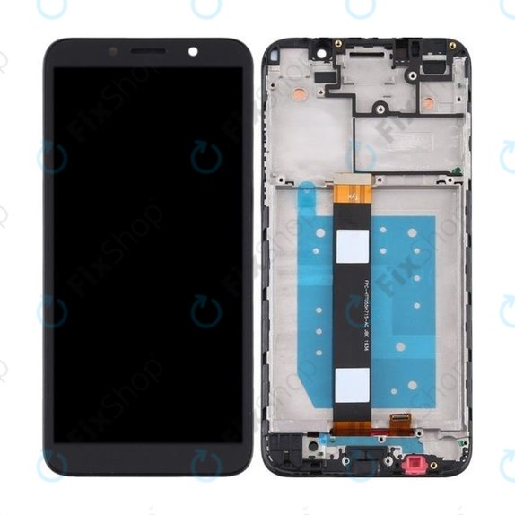 Motorola Moto E6 Play - LCD zaslon + zaslon osjetljiv na dodir + okvir (Black) TFT