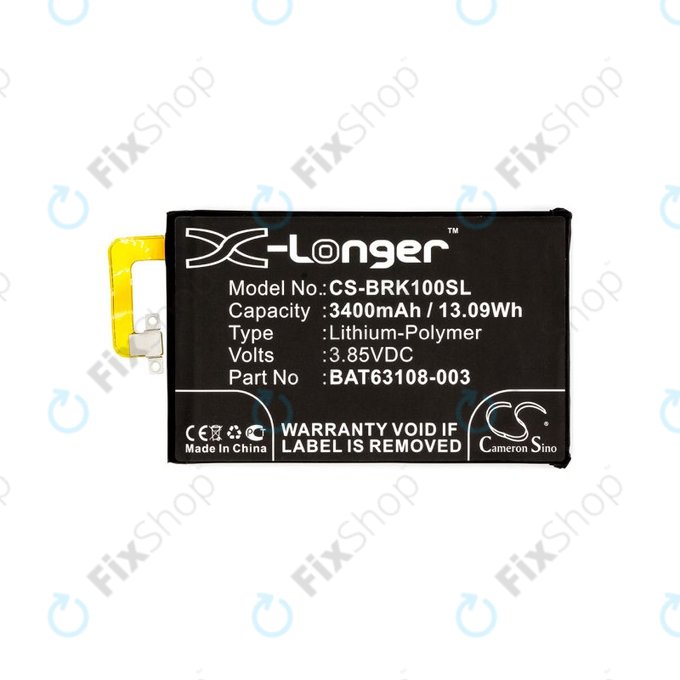 Baterija za Blackberry Keyone, 3400mAh, Li-Pol, 3.85V, BAT63108-003, HQ