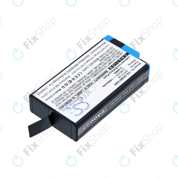Baterija za GoPro Max, Max 360, Acbat-001, 1400mAh, Li-Ion, 3.85V, SPCC1B, HQ