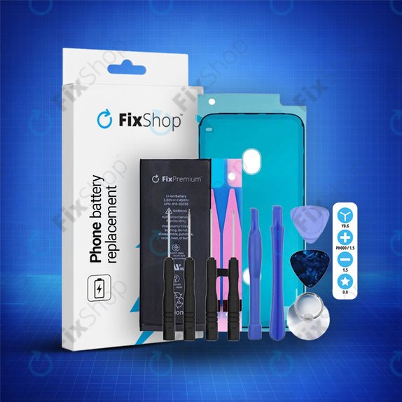 Baterija za iPhone 7, 1960mAh, Ljepilo (Adhesive), Alati, FixPremium