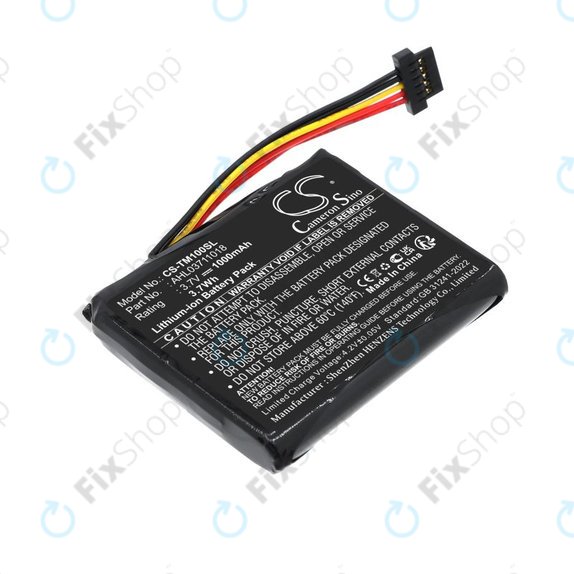 Baterija za TomTom GO 1000 Live, 1005, 2050, 1000mAh, Li-Ion, 3.7V, AHL03711018, HQ