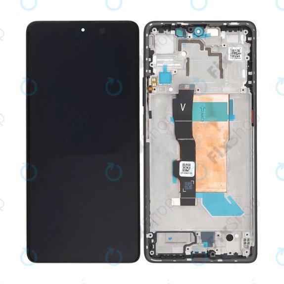 Xiaomi Poco F5 23049PCD8G, 23049PCD8I - LCD zaslon + zaslon osjetljiv na dodir + okvir (Black) TFT