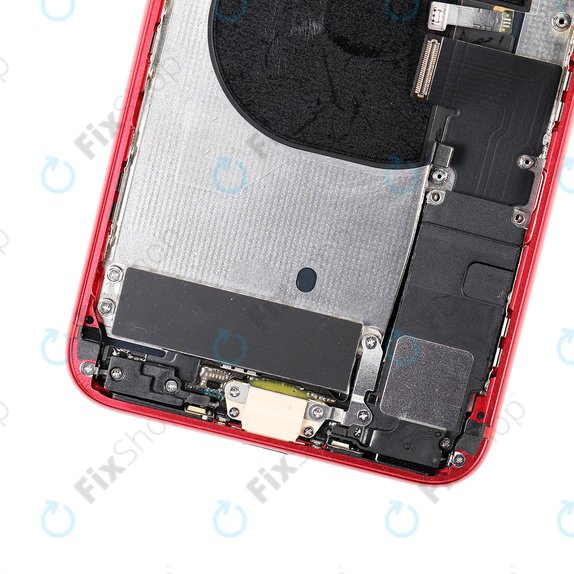Apple iPhone 8 Plus - Stražnje Maska s malim dijelovima (crveno)