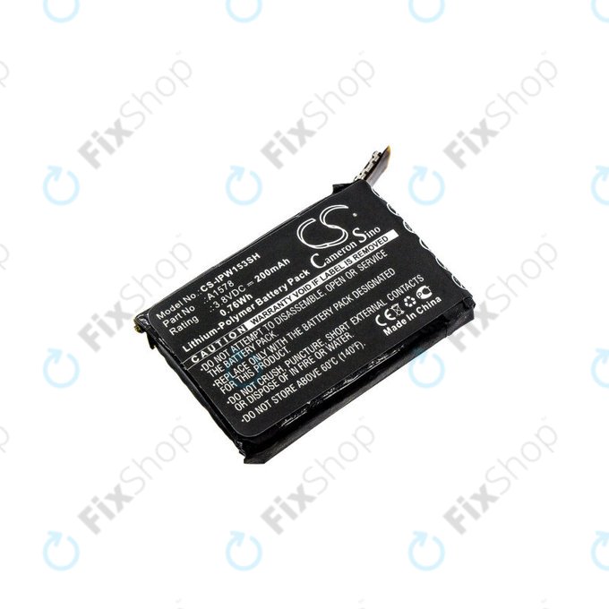 Baterija za Apple Watch 1 38 mm, 200mAh, Li-Pol, 3.8 V, A1578, HQ