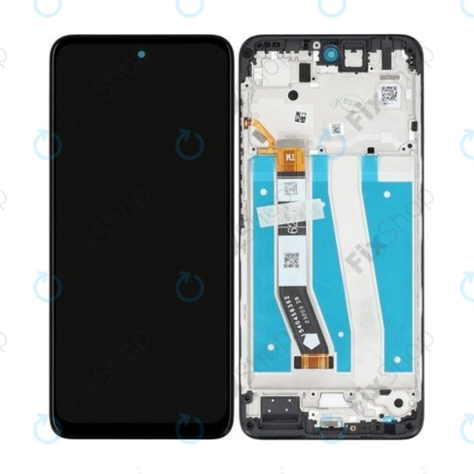 Motorola Moto G14 XT2341 - LCD zaslon + zaslon osjetljiv na dodir + okvir (Black) - 5D68C23075 Genuine Service Pack