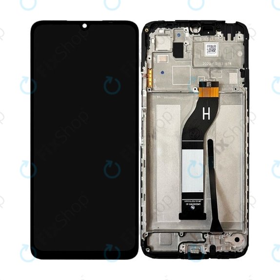 Xiaomi Redmi 13C 23100RN82L, 23106RN0DA - LCD zaslon + zaslon osjetljiv na dodir + okvir (Midnight Black) TFT