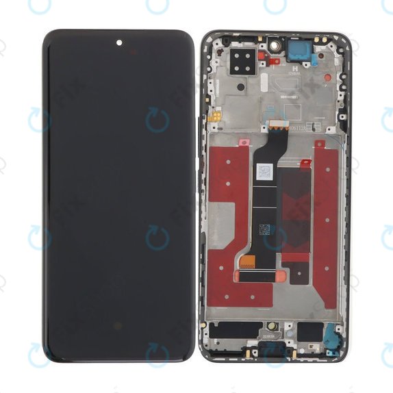 Honor 200 - LCD zaslon + zaslon osjetljiv na dodir + okvir (Black) OLED