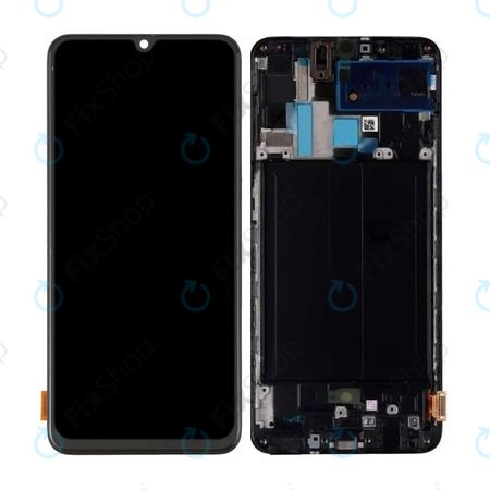 Samsung Galaxy A70 A705F - LCD zaslon + ekran osjetljiv na dodir + okvir (crni) OLED