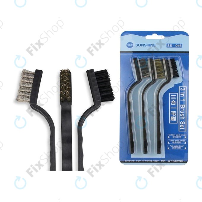 Sunshine SS-046 - Sada Antistatičkih Četkica 3v1
