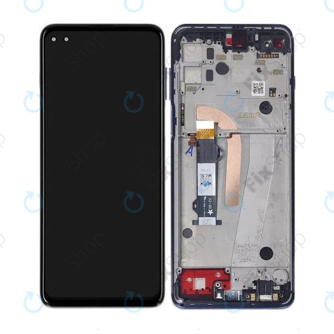 Motorola Moto G100 XT2125 - LCD zaslon + zaslon osjetljiv na dodir + okvir (Iridescent Ocean) TFT