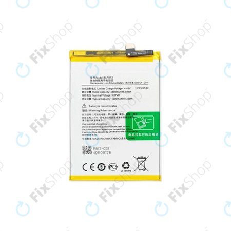 OnePlus Nord CE 3 Lite - Baterija BLP813 5000mAh