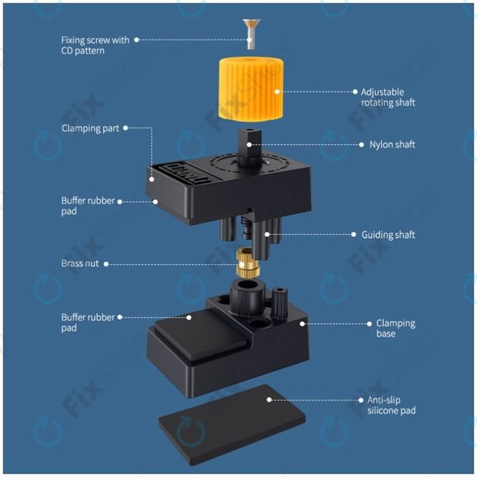 QianLi iClamp 2.0 - Plastična stezaljka s gumenim punjenjem - Raspon 12 mm (4kom)