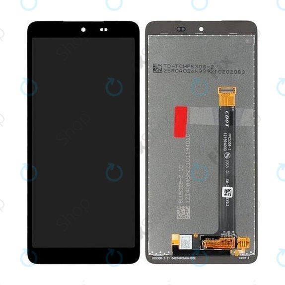 Samsung Galaxy Xcover 5 G525F - LCD zaslon + zaslon osjetljiv na dodir (crni) - GH96-14254A Originalni servisni paket