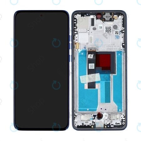 Motorola Edge 50 Neo - LCD zaslon + zaslon osjetljiv na dodir + okvir (Nautical Blue) - 5D68C28686 Genuine Service Pack