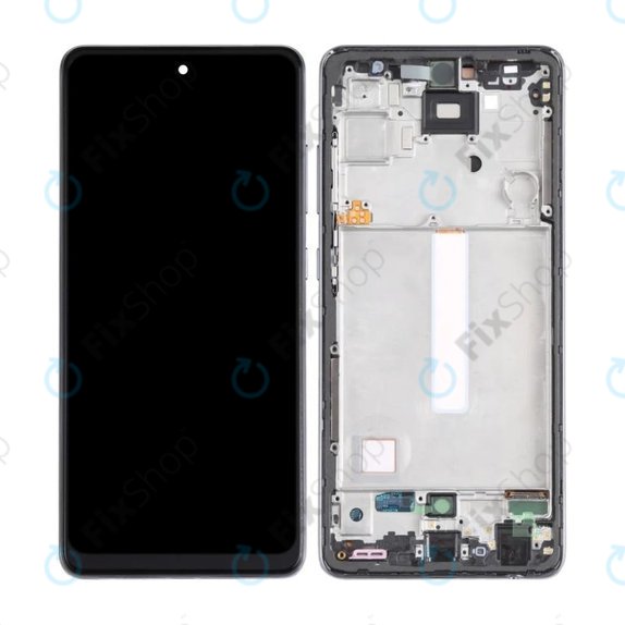 Samsung Galaxy A52 4G A525F - LCD zaslon + zaslon osjetljiv na dodir + okvir OLED (Fantastična crna)