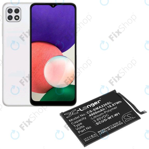 Baterija za  Samsung A22 5G A226B, 4900mAh, Li-Pol, 3.85 V, SCUD-WT-W1, HQ