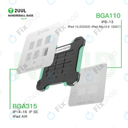 Magnetska baza za reballing NAND memorije, dvostrana, 2UUL BH16