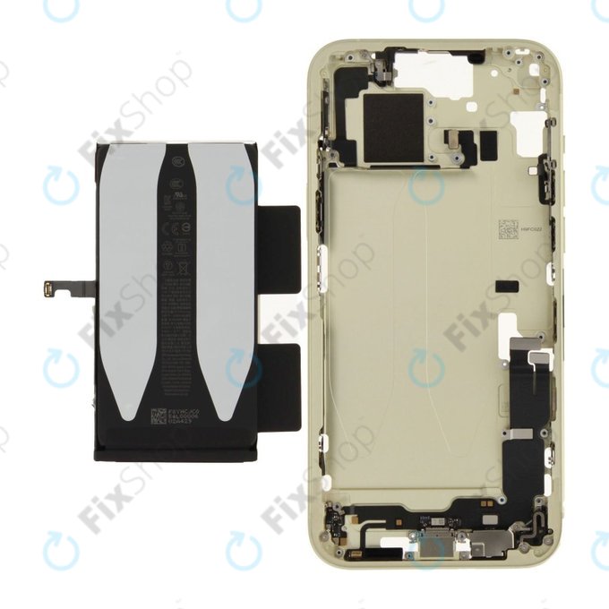 Srednji okvir s baterijom za iPhone 15 Plus | Yellow | ZD076-00676 | Genuine Apple
