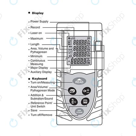 SNDWay SW-M60 - Lasersko elektroničko ravnalo visoke preciznosti (60 m)