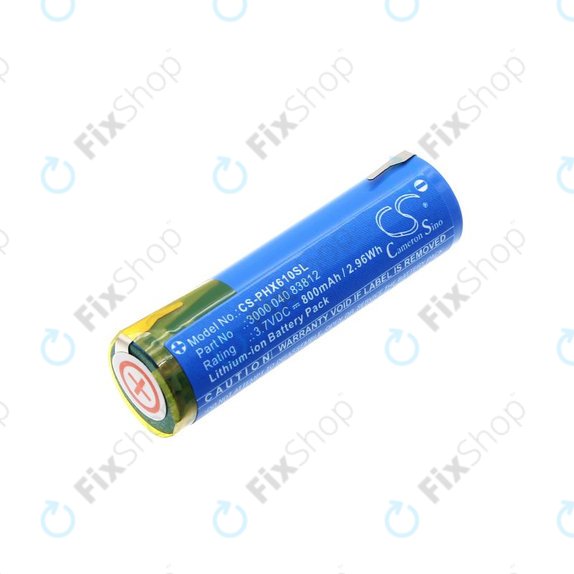 Baterija za Oral-B Genius X, Philips HX6100 Series, 800mAh, Li-Ion, 3.7V, 3000 040 83812, HQ