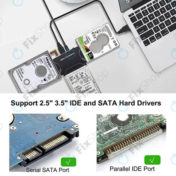 USB 3.0 na SATA / IDE adapter za 2.5" i 3.5" HDD/SSD te optičke pogone