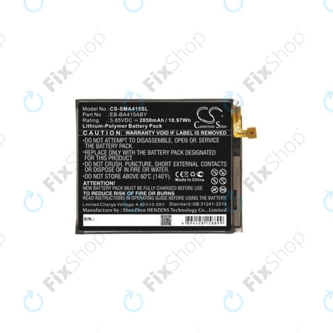 Samsung Galaxy A41 A415F - Baterija EB-BA415ABY 2850mAh HQ