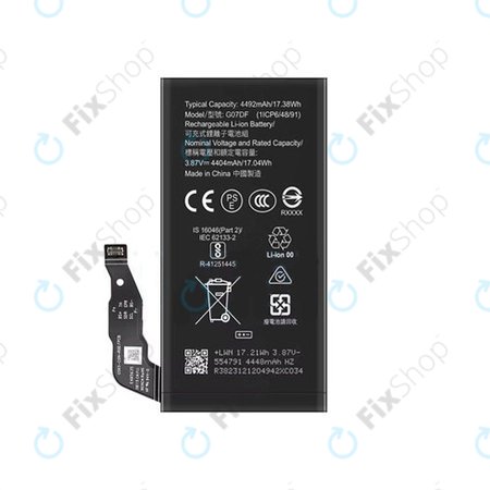 Google Pixel 8a - Baterija GO7DF 4492mAh