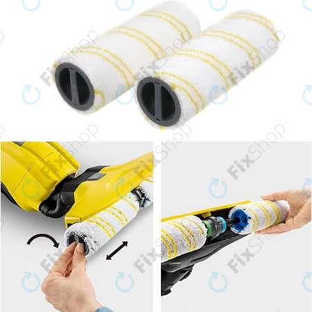 Kärcher FC 3, FC 5, FC 7 - Set valjaka za više površina (žuti)