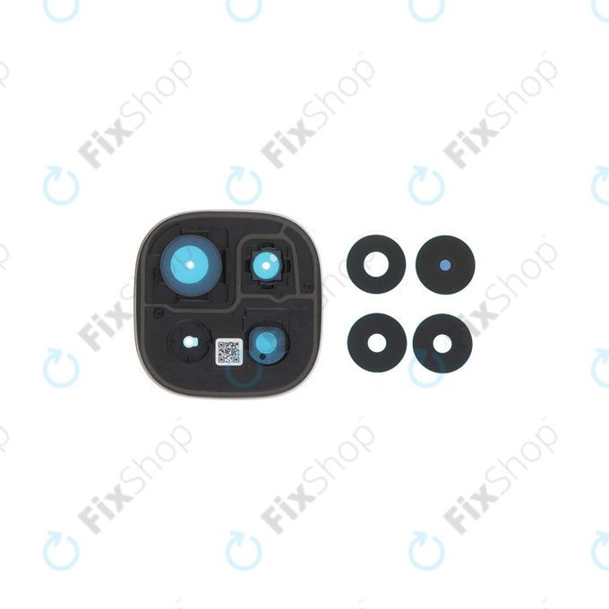 Leća stražnje kamere s okvirom za Xiaomi Redmi Note 15 Pro 5G, Black