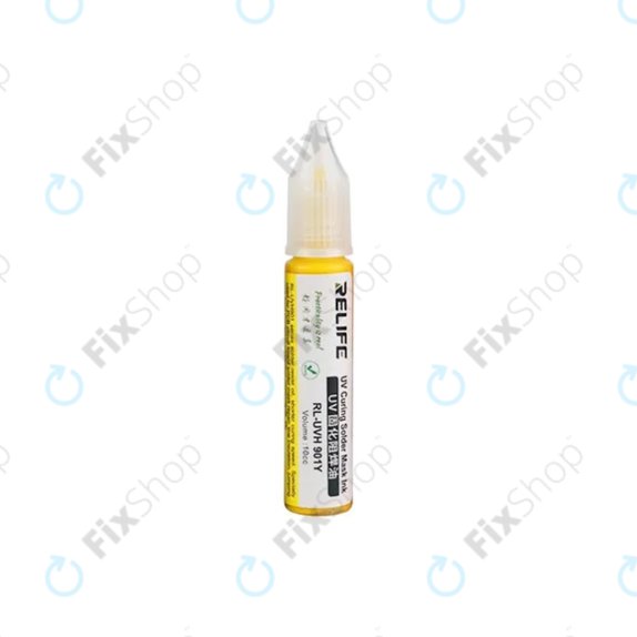 Relife RL-UVH901Y - UV Vytvrditeljiva Lemilica Maska - 10ml (Žuta)