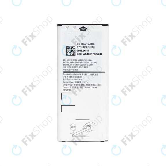 Samsung Galaxy A3 A310F (2016) - Baterija BA310ABE 2300mAh