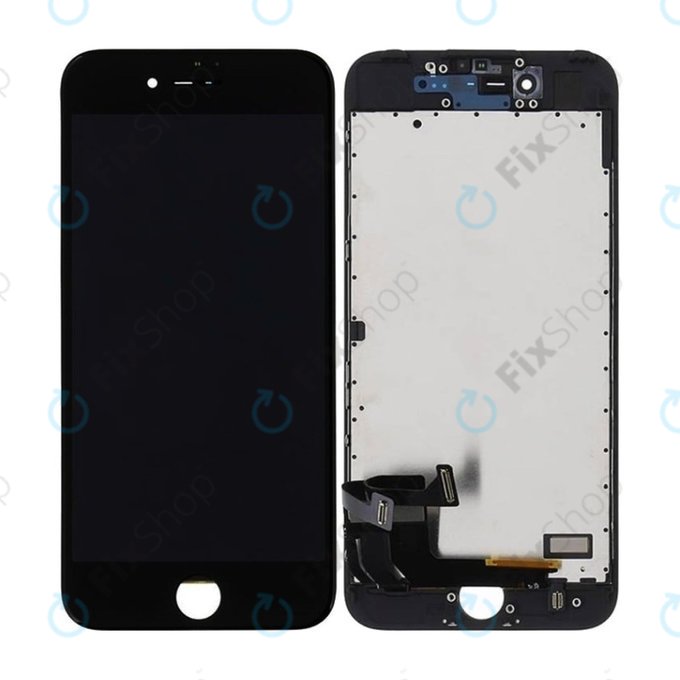 Apple iPhone 7 - LCD zaslon + zaslon osjetljiv na dodir + okvir (crni) In-Cell FixPremium