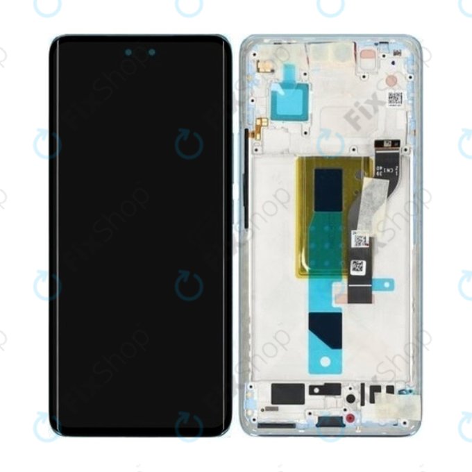 Xiaomi 13 Lite - LCD zaslon + zaslon osjetljiv na dodir + okvir (Lite Blue) - 5600040L9S00 Originalni servisni paket