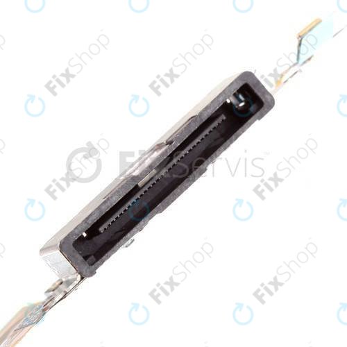 Apple iPhone 4 - Konektor za punjenje + mikrofon + savitljivi kabel (crni)