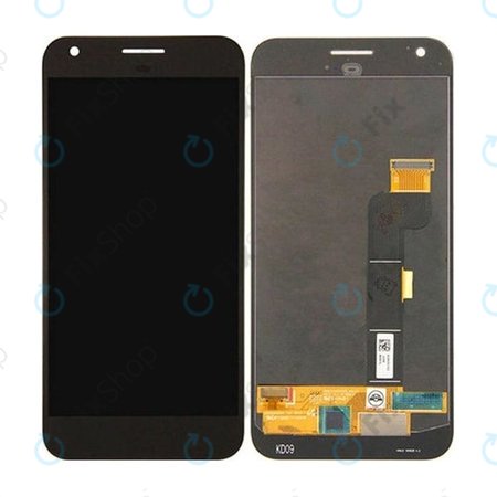 Google Pixel XL G-2PW2200 - LCD zaslon + zaslon osjetljiv na dodir (crni) - 83H90205-00 Originalni servisni paket