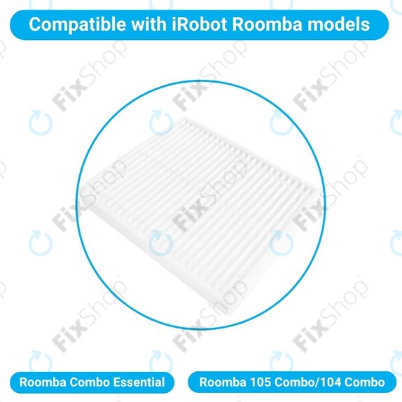 Filter za prašinu, 2 kom za iRobot Roomba Combo Essential, Roomba 105 Combo, 104 Combo