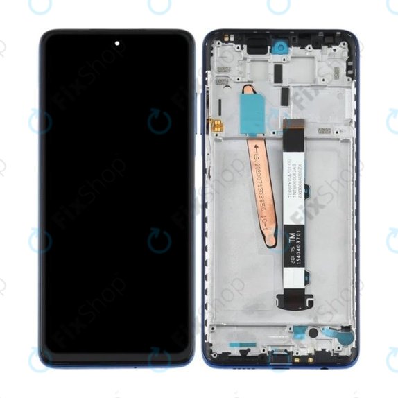 Xiaomi Poco X3 NFC - LCD zaslon + zaslon osjetljiv na dodir + okvir (Cobalt Blue) TFT