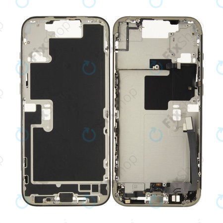 Srednji okvir s baterijom za iPhone 16 Pro Max | White Titanium | ZD076-00694 | Genuine Apple