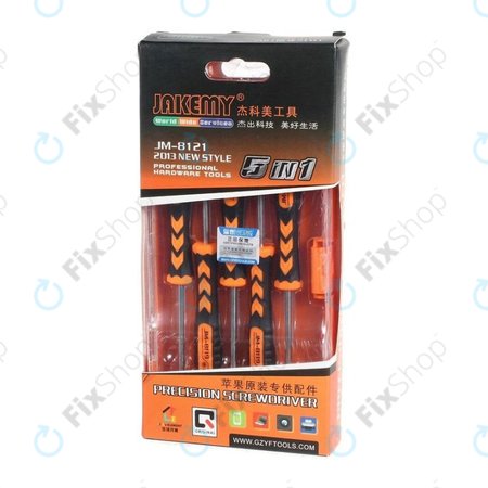 Jakemy JM-8121 - Set odvijača za Apple & Samsung uređaje 5u1