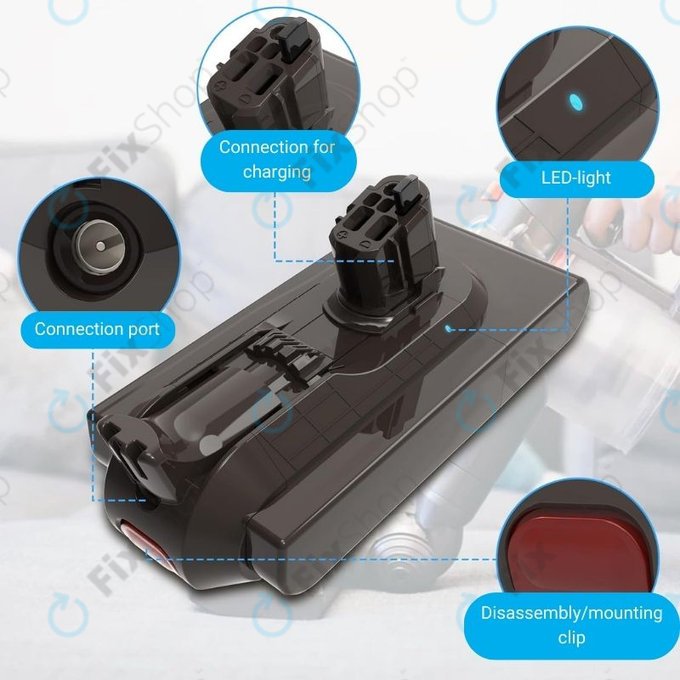 Dyson V11, V15 - Baterija Li-Ion 4000mAh HQ