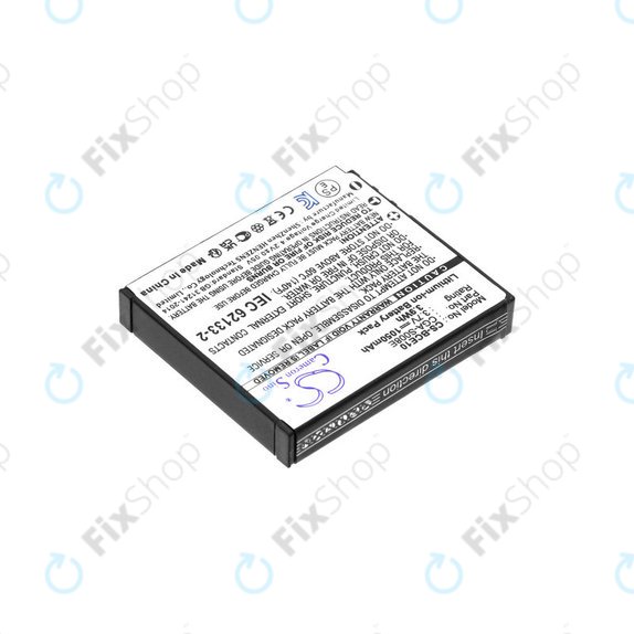 Baterija za Panasonic Lumix DMC, 1050mAh, Li-Ion, 3.7V, DMW-BCE10, HQ