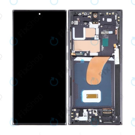 Samsung Galaxy S23 Ultra S918B - LCD zaslon + zaslon osjetljiv na dodir + okvir (Phantom Black) OLED